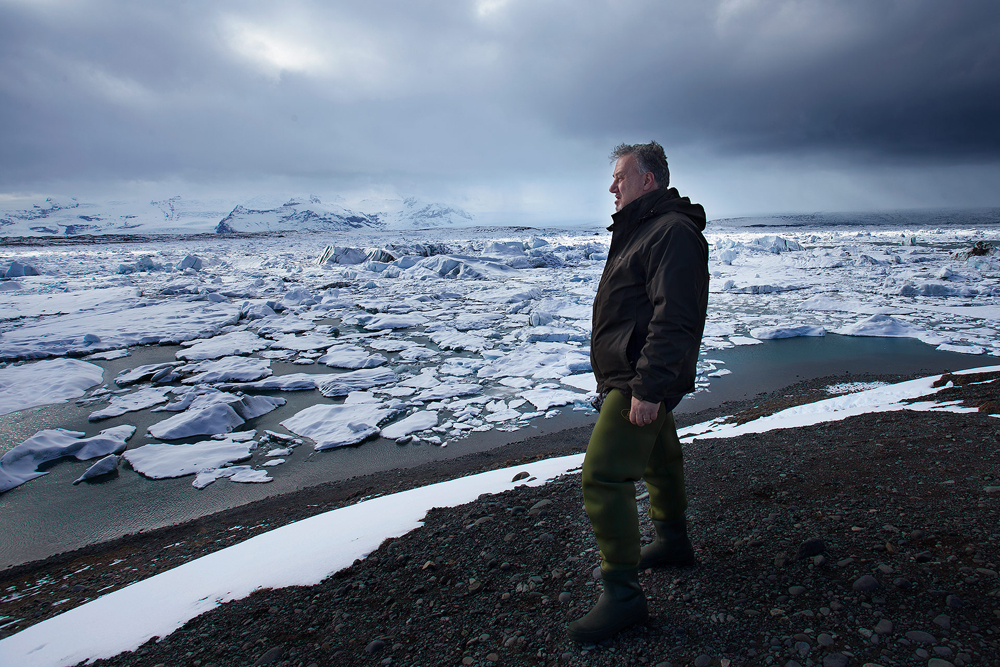 On the majestik Jokulsarlon laggon, Iceland